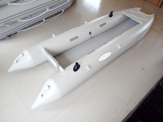 China Lightweight 3.6m Inflatable Sea Kayak , Two Person Sit On Top Inflatable Kayak supplier