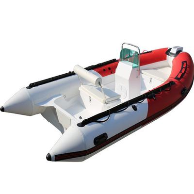 China 14.1ft Military Pvc Fiberglass Rigid Hulled Inflatable Boat 430cm Length supplier